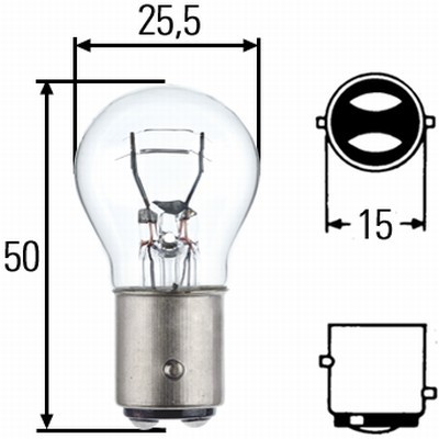 HELLA 8GD 002 078-173 Číslo výrobce: P21/5W12VLLB2. EAN: 4082300753912.
