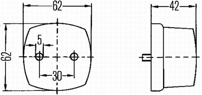 HELLA 2PF 004 081-001 Číslo výrobce: E1 21656. EAN: 4082300211726.