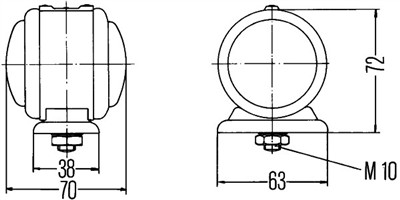 HELLA 2TJ 001 633-211 Číslo výrobce: E1 11553. EAN: 4082300211887.