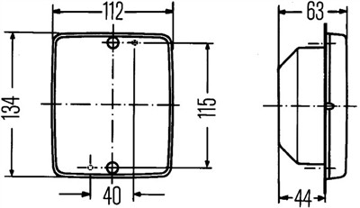 HELLA 2DA 003 236-331 Číslo výrobce: E1 240. EAN: 4082300050196.