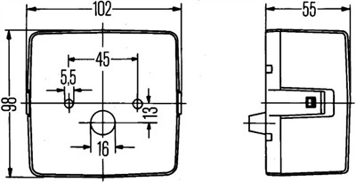 HELLA 2SE 004 623-001 Číslo výrobce: E17 408. EAN: 4082300051711.