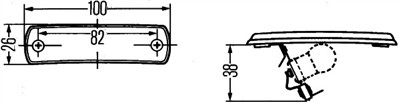 HELLA 2PF 001 647-031 Číslo výrobce: E1 21693. EAN: 4082300211689.