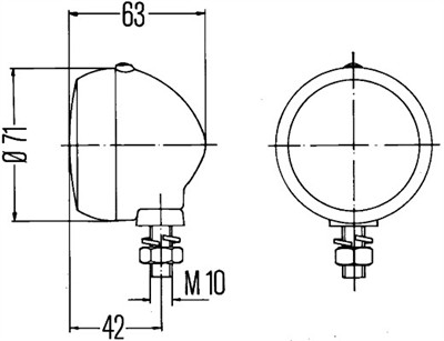 HELLA 2PF 001 648-161 Číslo výrobce: E1 11794. EAN: 4082300189247.