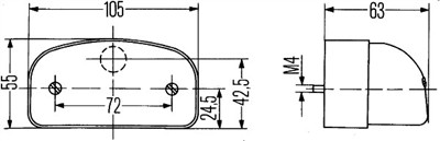 HELLA 2KA 001 386-281 Číslo výrobce: E1 12820. EAN: 4082300172010.