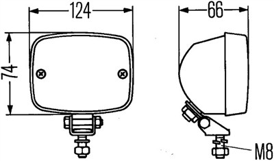 HELLA 2NE 002 985-001 Číslo výrobce: E1 8465. EAN: 4082300050622.