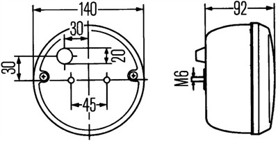 HELLA 2ZR 001 423-001 Číslo výrobce: E1 8704. EAN: 4082300052343.