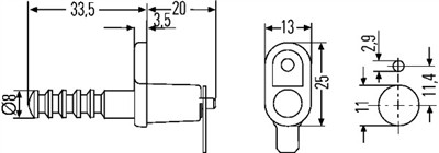 HELLA 6ZF 007 239-001 EAN: 4082300191363.