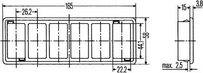 HELLA 8HG 713 626-001 Číslo výrobce: 8HG713626001. EAN: 4082300192353.