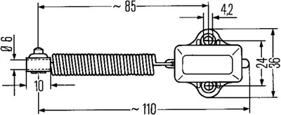 HELLA 6DD 001 551-011 EAN: 4082300189780.