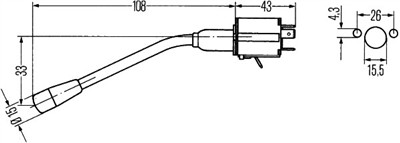 HELLA 6BA 001 539-027 EAN: 4082300218497.