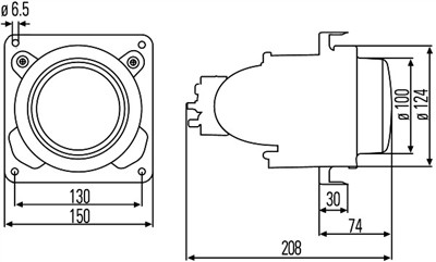 HELLA 1KL 007 834-027 Číslo výrobce: E1 549. EAN: 4082300224375.