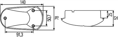 HELLA 2BM 008 355-007 Číslo výrobce: E1 1059. EAN: 4082300852158.