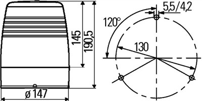 HELLA 2RL 008 965-011 Číslo výrobce: E1 1419. EAN: 4082300170368.