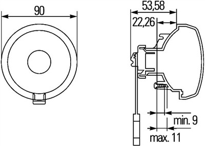 HELLA 2SB 965 039-131 Číslo výrobce: E4 10215.