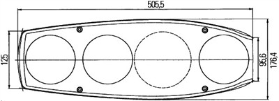 HELLA 2VP 341 419-121 Číslo výrobce: Caraluna II. EAN: 4082300215847.