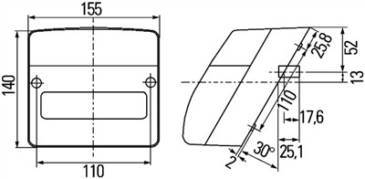 HELLA 2SD 996 030-021 Číslo výrobce: E12 4054. EAN: 4082300208023.