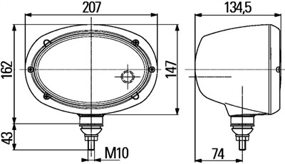 HELLA 1AB 996 157-151 Číslo výrobce: E1 1502. EAN: 9002920112895.