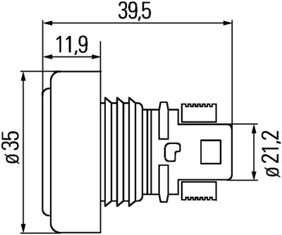 HELLA 2PF 340 825-001 Číslo výrobce: E4 11371. EAN: 4082300241266.