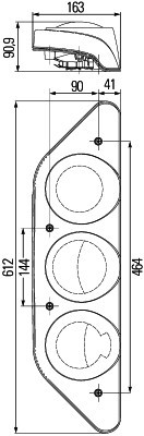 HELLA 2VP 343 520-021 Číslo výrobce: Caraluna Modular. EAN: 6416386946247.