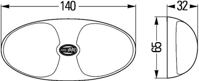 HELLA 2JA 959 700-102 Číslo výrobce: DuraLED Oval. EAN: 4082300295207.