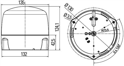 HELLA 2RL 010 979-101 Číslo výrobce: RotaLED. EAN: 4082300337914.