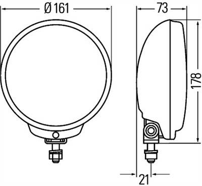 HELLA 1F6 010 952-801 Číslo výrobce: Comet FF 500. EAN: 4082300311167.