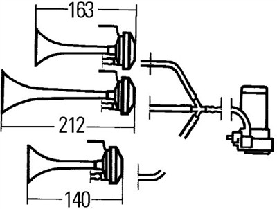 HELLA 3PD 003 001-671 Číslo výrobce: CA10. EAN: 4082300339376.