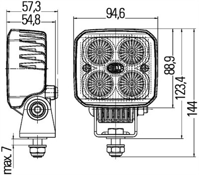 HELLA 1GA 996 284-081 Číslo výrobce: Q90 compact. EAN: 9002920158510.