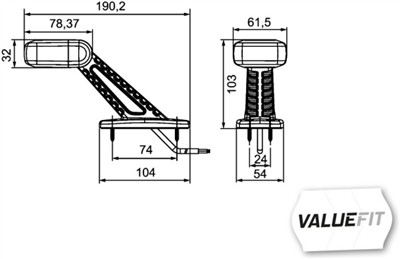 HELLA 2XS 357 006-021 Číslo výrobce: E9 6753. EAN: 4082300553055.
