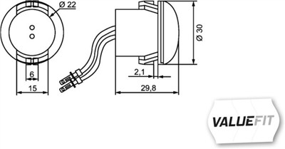 HELLA 2PG 357 011-021 Číslo výrobce: E4 8638. EAN: 4082300553260.