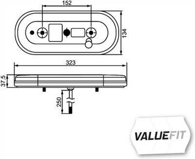 HELLA 2VP 357 017-021 Číslo výrobce: E9 6719. EAN: 4082300553420.