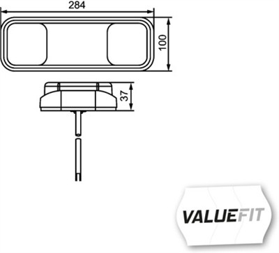 HELLA 2VP 357 018-001 Číslo výrobce: E9 11422. EAN: 4082300553437.