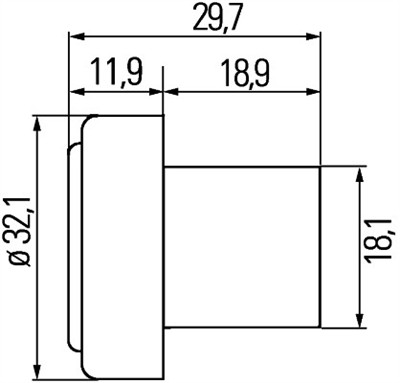 HELLA 2PF 340 825-057 Číslo výrobce: E1 11371. EAN: 4250386224606.