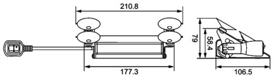 HELLA 2XD 014 053-011 Číslo výrobce: E4 10R-05 3809. EAN: 4082300694550.