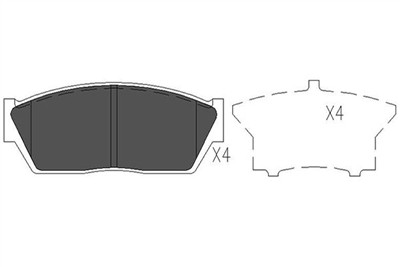 KAVO PARTS KBP-2017 EAN: 8715616150262.