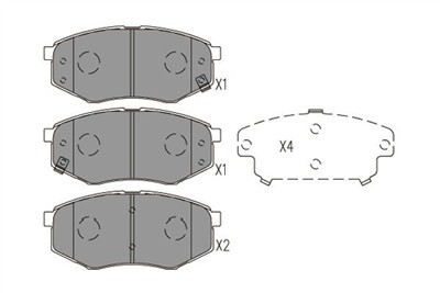 KAVO PARTS KBP-4025 EAN: 8715616230872.