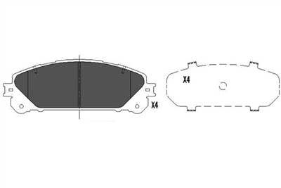 KAVO PARTS KBP-9116 EAN: 8715616173742.
