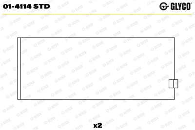 GLYCO 01-4114 STD Číslo výrobce: 01-4114. EAN: 4044197421565.