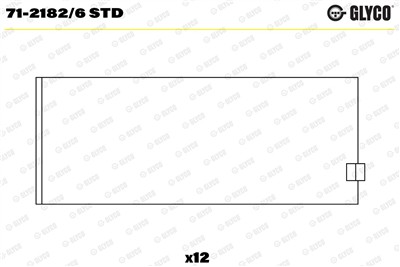 GLYCO 71-2182/6 STD Číslo výrobce: 71-2182/6. EAN: 5010874475250.