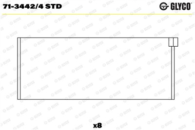 GLYCO 71-3442/4 STD Číslo výrobce: 71-3442/4. EAN: 5010874477339.