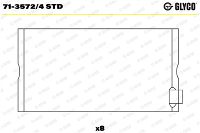 GLYCO 71-3572/4 STD Číslo výrobce: 71-3572/4. EAN: 5010874478107.