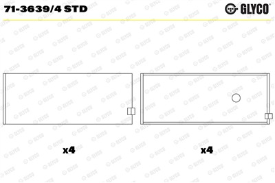 GLYCO 71-3639/4 STD Číslo výrobce: 71-3639/4. EAN: 5010874478664.
