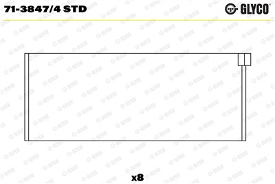 GLYCO 71-3847/4 STD Číslo výrobce: 71-3847/4. EAN: 5010874479852.