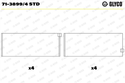 GLYCO 71-3899/4 STD Číslo výrobce: 71-3899/4. EAN: 5010874480049.