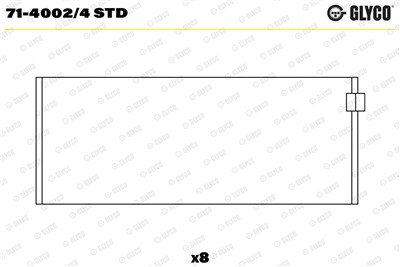 GLYCO 71-4002/4 STD Číslo výrobce: 71-4002/4. EAN: 4044197214228.