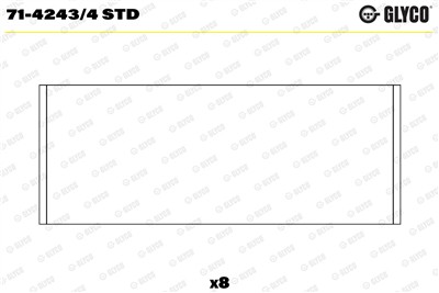 GLYCO 71-4243/4 STD Číslo výrobce: 71-4243/4. EAN: 4044197411115.