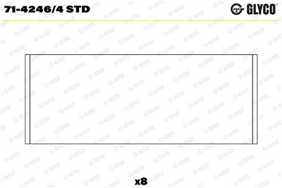 GLYCO 71-4246/4 STD Číslo výrobce: 71-4246/4. EAN: 4044197411139.