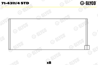 GLYCO 71-4311/4 STD Číslo výrobce: 71-4311/4. EAN: 4044197427963.
