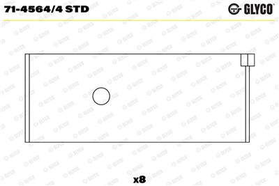 GLYCO 71-4564/4 STD Číslo výrobce: 71-4564/4. EAN: 4044197439997.