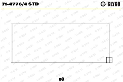 GLYCO 71-4776/4 STD Číslo výrobce: 71-4776/4. EAN: 4044197503162.